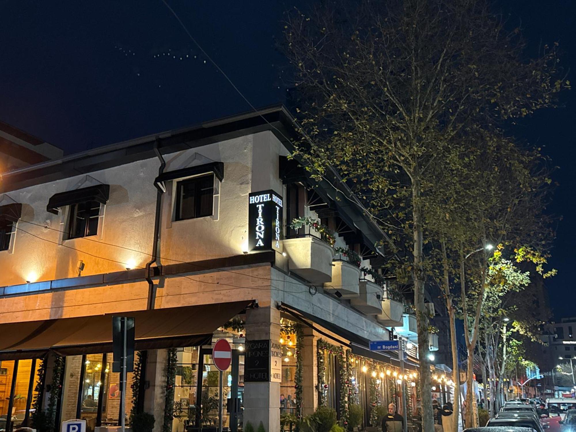 Hotel Tirona Tirana Exterior foto